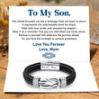Load image into Gallery viewer, “Mother and Son Unbreakable Bond” Linked Bracelet on card message
