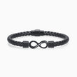 Load image into Gallery viewer, Personalized dual infinity bracelet in white background
