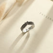 Load image into Gallery viewer, Personalized engraved wing shaped ring 
