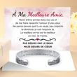Load image into Gallery viewer, A Ma Meilleure Amie, Merci D&#39;être Entrée Dans Ma Vie Bracelet avec carte message
