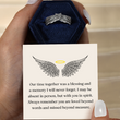 Load image into Gallery viewer, Message Card featuring a Personalized Angel Wing Ring

