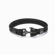 Load image into Gallery viewer, black rope - black buckle To My Son, &quot;You Are My Anchor” Bracelet on white background
