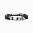 Load image into Gallery viewer, Men&#39;s Personalized Beads Leather Bracelet on white background
