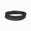 Load image into Gallery viewer, To My Son, I&#39;ll Always Be With You Volcanic Stone Calming Anxiety Bracelet on a white background
