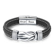 Load image into Gallery viewer, Photo of To My Grandson, “Love You Forever” Linked Bracelet on a white background
