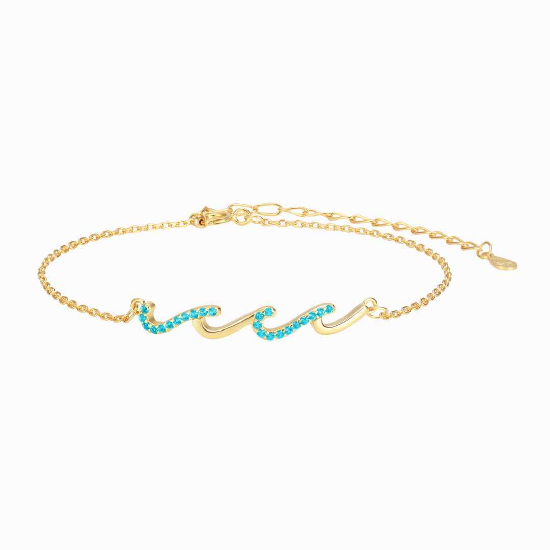 To My Best Friend, I'd Be So Lost Without You Triple Wave Bracelet ...