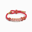 Load image into Gallery viewer, Red Knot Bracelet in white background
