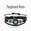 Load image into Gallery viewer, Aquarius Zodiac Constellations Bracelet on a white background

