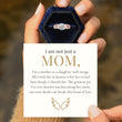 Load image into Gallery viewer, I&#39;m a Mother to a Daughter Personalized Circle Wings Memorial Ring with card and ring box
