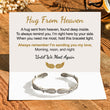 Load image into Gallery viewer,  Hug From Heaven Angel Wings Vintage Style Bracelet with Heartwarming Message Card
