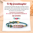 Load image into Gallery viewer, Grandmother &amp; Granddaughter “A Link That Can Never Be Undone” Blossom Knot Bracelet
