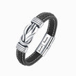 Load image into Gallery viewer, Love You Forever engraved linked bracelet on a white background.
