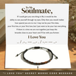 Load image into Gallery viewer, I love you morse code bracelet and its message card
