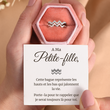 Load image into Gallery viewer, À Ma Petite-Fille, Bague Hauts et Bas avec une carte et une boîte à bague
