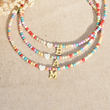 Load image into Gallery viewer,  Creative shot of &quot;To My Granddaughter, Keep Me In Your Heart Personalized Colorful Beads Choker&quot; letters B,A, and M
