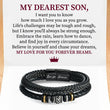 Load image into Gallery viewer, &quot;My Love Forever Beams&quot; Double Row Bracelet on a message card
