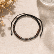Load image into Gallery viewer, Right Inside Your Heart Morse Code Memorial Bracelet in creative shot
