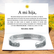 Load image into Gallery viewer, Brazalete Eres Mi Luz de Sol con tarjeta con mensaje conmovedor
