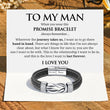 Load image into Gallery viewer, To My Man, You Are The One Forever Linked Bracelet message card with Forever Linked Bracelet
