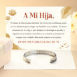 Load image into Gallery viewer, A Mi Hija, Pulsera Estoy Muy Orgullosa de Ti  con un conmovedor mensaje
