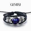 Load image into Gallery viewer, Gemini zodiac spirit bracelet in white background
