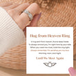 Load image into Gallery viewer, Hug From Heaven Angel Wing Feather Ring with card

