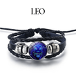 Load image into Gallery viewer, Leo zodiac spirit bracelet in white background
