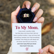 Load image into Gallery viewer, To My Mom, “I Love You” Personalized Birthstone Ring with a heartfelt message card
