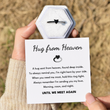 Load image into Gallery viewer, Hug From Heaven Black Enamel Ring Heartwarming Message Card
