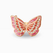 Load image into Gallery viewer, Pink variant of Those We Love, Fly With Us Double Butterfly Ring in white background
