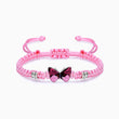 Load image into Gallery viewer, Pink Variant of Purple variant of Butterfly Charm Bracelet
