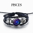 Load image into Gallery viewer, Pisces zodiac spirit bracelet in white background
