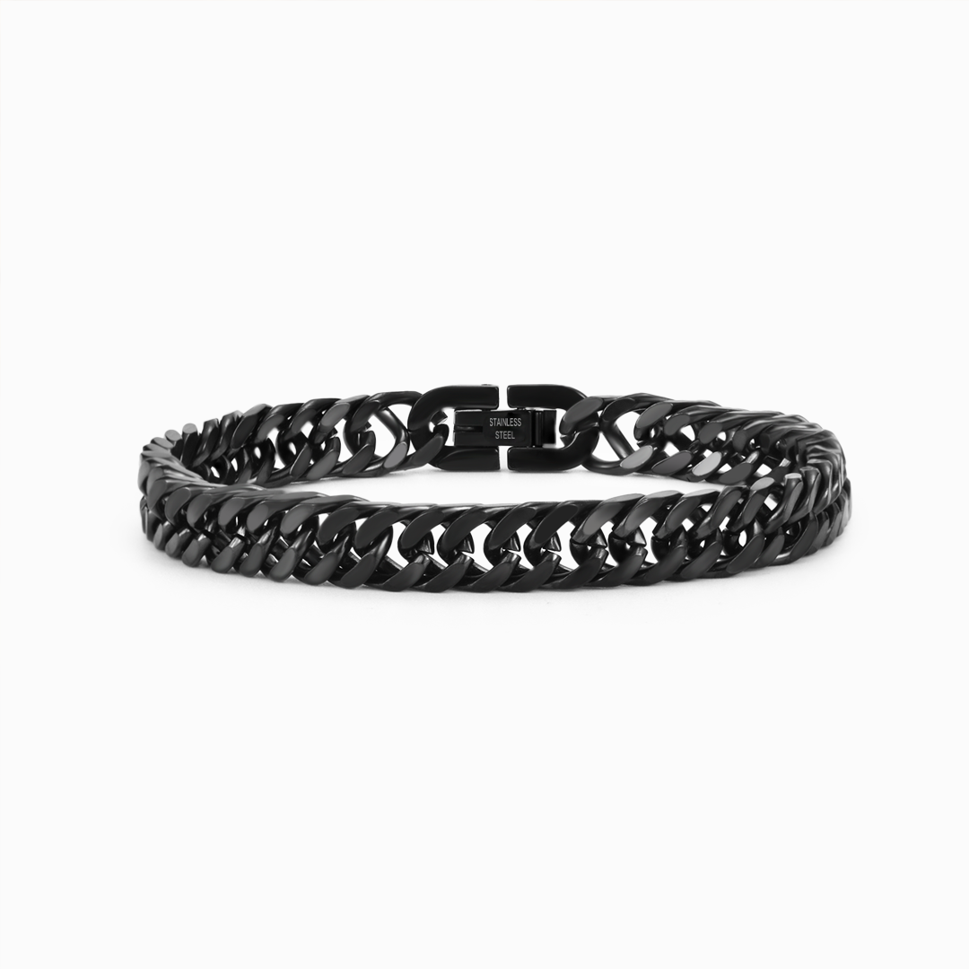 To My Man, I Love You Forever & Always Stainless Steel Cuban Bracelet ...