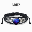 Load image into Gallery viewer, Pulsera del signo del zodíaco aries sobre fondo blanco.
