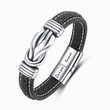 Load image into Gallery viewer, To My Grandson, Love You Forever Linked Bracelet on a white background.
