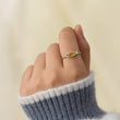 Load image into Gallery viewer, Model wearing a Life with Jesus is Better Ichthus Adjustable Ring
