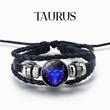 Load image into Gallery viewer, Taurus zodiac spirit bracelet in white background
