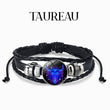 Load image into Gallery viewer, Taureau Bracelet du zodiaque sur fond blanc
