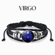 Load image into Gallery viewer, Pulsera del signo del zodíaco virgo sobre fondo blanco.
