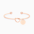 Load image into Gallery viewer,  Always In My Heart Personalized Initial In Knot Bracelet for daughter in white background
