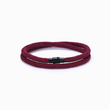 Load image into Gallery viewer, Wine Red Double Layer Bracelet on a white background.
