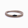 Load image into Gallery viewer, Khaki Double Layer Bracelet on a white background.
