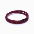 Load image into Gallery viewer, Wine Red Double Layer Bracelet on a white background.

