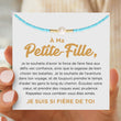 Load image into Gallery viewer, A ma petite-fille, je suis si fière de toi Collier de perles d&#39;eau douce avec un message touchant carte
