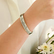 Load image into Gallery viewer, female model wearing To My Bestie, You Are My Person Wave Bracelet
