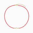 Load image into Gallery viewer, Freshwater Pearl Necklace (Red) in white background
