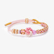 Load image into Gallery viewer, Peach Blossom Knot Bracelet in white background
