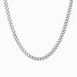 Load image into Gallery viewer, Silver link chain necklace on a white background
