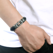 Load image into Gallery viewer, Male model To My Son, I Love You Braided Linked Bracelet
