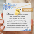 Load image into Gallery viewer, Gold Personalized Memorial Letter Envelope Necklace with a message card
